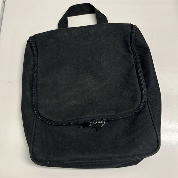 Unbranded Black Travel Toiletries Hanging Bag Hook and Loop Removable Component - Picture 1 of 13